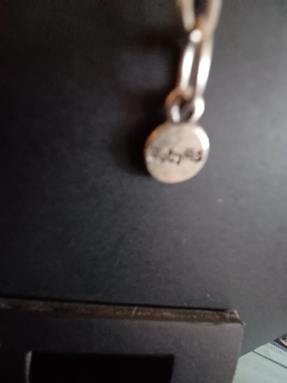Ruby Rd. Silver-Tone Hammered Disc Charm Necklace - Women Jewelry